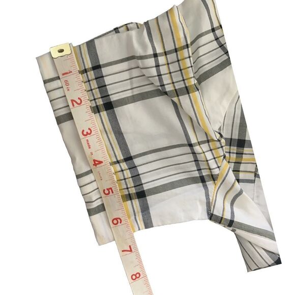 NWT! Lafayette 148 Plaid Blouse with Belt Sz 8 - Picture 6 of 8